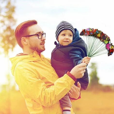 Décoration Papillons, 50 Pièces Tige Papillon 9 Cm Ornements De Papillon De Jardin, Décoration Papillon Pour Jardin, Terrasse, Pot De Plante, Décoration De La Maison – Image 2