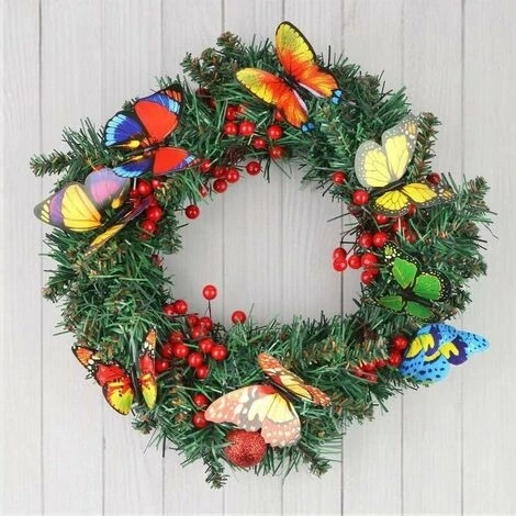 Décoration Papillons, 50 Pièces Tige Papillon 9 Cm Ornements De Papillon De Jardin, Décoration Papillon Pour Jardin, Terrasse, Pot De Plante, Décoration De La Maison – Image 5