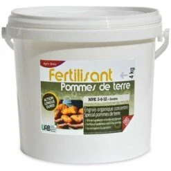 Engrais Professionnel Spécial Pommes De Terre NPK 3-6-12. Seau De 4 Kg UAB
