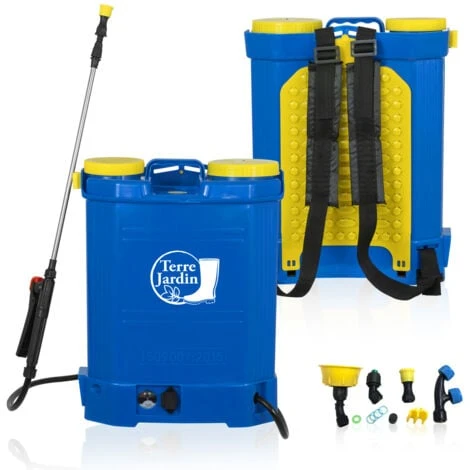 Pulvérisateur électrique 16 Litres 4,5 Bars - Batterie 12V/8AH Autonomie Max 4h Chargeur Inclus