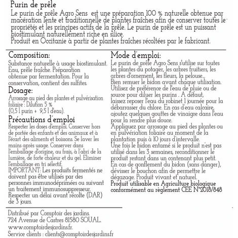 Purin De Prêle Concentré - 5 Litres – Image 3