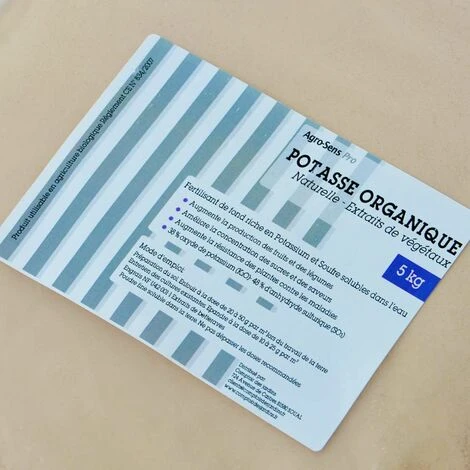 Potasse Organique Pure, Engrais Naturel Spécial Fleurs Et Fruits - Sac 5 Kg – Image 2