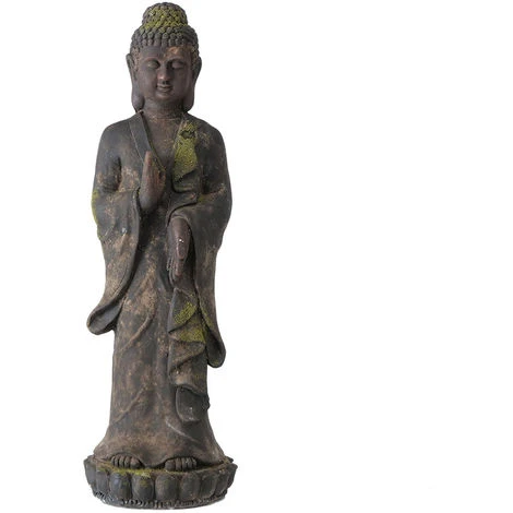Figurine De Jardin Décoration Extérieure Magnésie Bouddha Marron Asie Design Statue 81 Cm Boltze 1021397