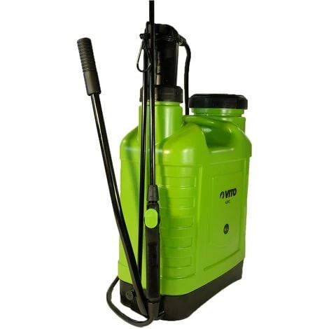 Pulvérisateur à Dos 12L VITO Pression Manuelle Spray Et Jet Végetaux Et Jardins Accessoires 3 Buses – Image 4