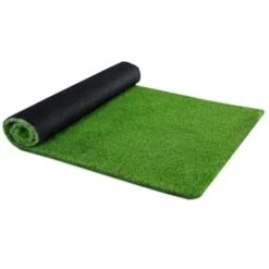 Gazon Synthétique Artificiel 1x10 M 30 Mm D'épaisseur Pour Jardin Et Balcon