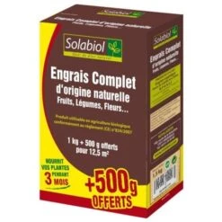Solabiol Engrais Complet, Etui De 1kg + 500g Offerts