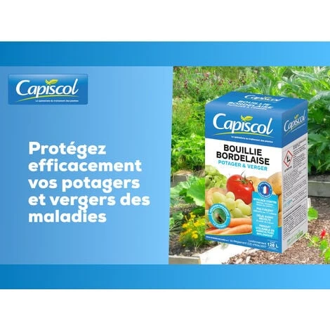 CAPISCOL BB20800 Bouillie Bordelaise Potager Et Verger 800g De Poudre 128L De Solution Utilisable En Agriculture Biologique – Image 3