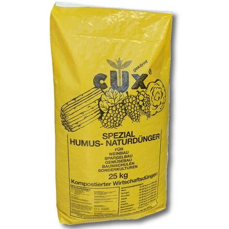 Cuxin Humuskorn Granulé 25 Kg Engrais De Jardin, Engrais Naturel, Engrais Universel, Légumes