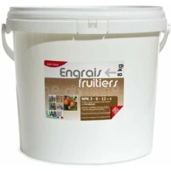 Engrais Professionnel Pour Fruitiers 8 Kg UAB. NPK 3-6-12