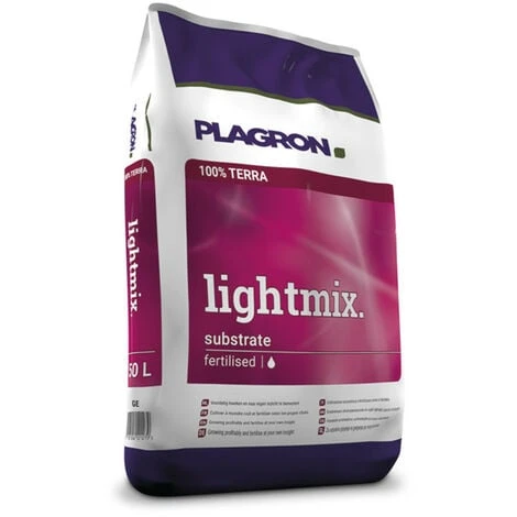 Terreau Croissance Plagron Light Mix 50 Litres