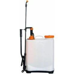 Pulvérisateur à Pression Dorsal 16L - Pulverisateur De Jardin Avec Bretelles - Pulverisateur Blanc Pour Désherbant
