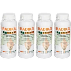 RADICAL Désherbant 4 X 1L Tous Jardins RADIKAL
