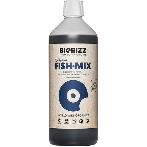 Fish Mix 1 Litre - BioBizz, Engrais émulsion De Poisson Biologique