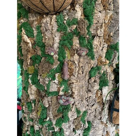 Visage D'arbre En 3D - Décoration De Jardin - Visage De Vieil Homme Amusant - Décoration De Jardin (B) – Image 3