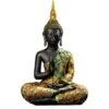 De Bouddha Thaï, Collection De, Cadeau De Sculpture De Décoration Intérieure Maison, Décoration D'art De Jardin En Plein Air, Résine, Or, 41 Cm