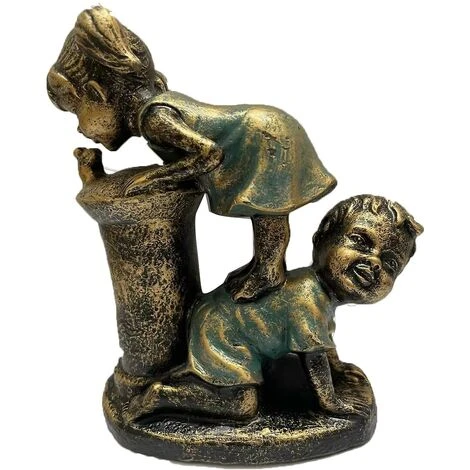 Décoration De Statue De Jardin, Décoration D'artisanat En Résine D'ornement De Jardin De Salle De Bain 1 Pièce-BDD – Image 2