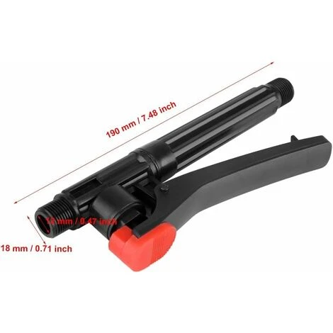 GP Poignée De Pulvérisateur à Dos Commutateur De Pulvérisation Verrouillable Automatique Tuyau De Jardin Pistolet Accessoires Jardin Désherbage Lutte Contre Les Nuisibles Agriculture Arrosage Arrosage – Image 2