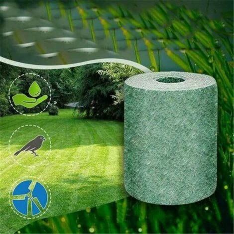 Héloise Rouleau De Tapis De Semences D'herbe, Coussin De Graines De Gazon Biodégradable, Solution De Croissance De Plantes De Jardin Pour Pelouses, Propagation Agressive Des Graines De Gazon (sans Gra – Image 3