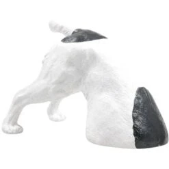 Chien Fouillant En Résine 30 X 15 X 25 Cm