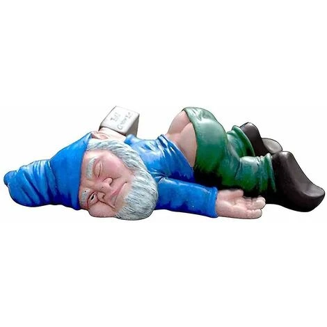 Décoration De Statue De Nain De Jardin Nain Ivre Drôle Signifiant Décoration De Statue De Jardin Nain