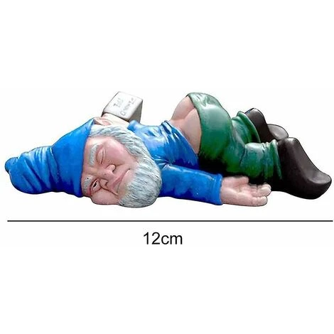 Décoration De Statue De Nain De Jardin Nain Ivre Drôle Signifiant Décoration De Statue De Jardin Nain – Image 2