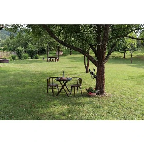 GU.B/bon Ornements De Jardin D'Âne En Métal Pour Clôtures Décorations En Plein Air Maison Âne Animaux Jardin Décor Sculptures Rouillé Fonte Silhouettes Arbre Cour Mur Art Cadeau Donkey – Image 4