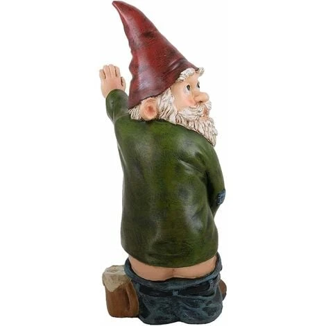 Statuette De Nain De Jardin En Résine Imperméable Pour Décoration De Pelouse, Décoration Intérieure Ou Extérieure – Image 3