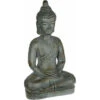 ATMOSPHERA Statue De Bouddha Assis Grand Modèle - Gris - H 65 Cm - Livraison Gratuite