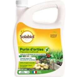 SOLABIOL SOPOR25 Purins D'Orties Renfort Protecteur Etui 2,5L Contre Pucerons Acariens Mildou & Oïdium