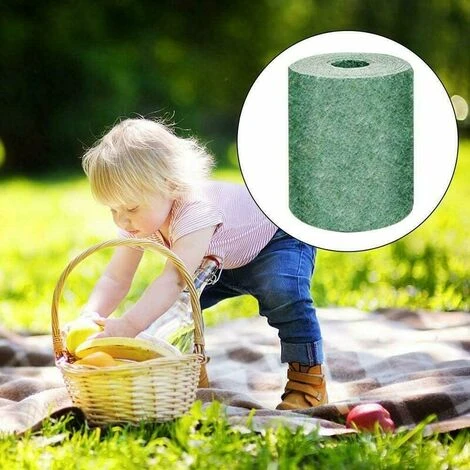 Tapis D'herbe Biodégradable, Tapis D'herbe Verte Pour Pique-nique, Tapis De Germination Des Plantes Pour Faire Pousser Des Graines D'herbe Dans Le Patio, La Pelouse, Le Jardin, Le Patio (16 – Image 3