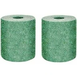 Ghost 2 Pack Rouleau De Tapis De Semences De Gazon, Tapis De Culture D'herbe Biodégradable 10FT, Tapis De Semences De Gazon Engrais Jardin Pique-nique Jardinage Tapis De Plantation De Pelouse 20 × 300cm GHO