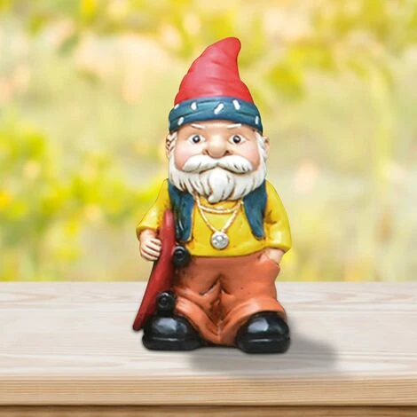 Nain De Jardin Ornement Jardin Art Barbe Blanche Vieil Homme Nain Statue RĂ©sine Artisanat Ornement Organisation (A, One Size) â Image 4