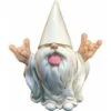 « George » Le Nain Rocker – Ce Nain De Jardin Va Secouer Votre Mini Monde Enchanté ,Superma,blanc