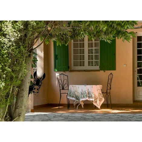 Ornements De Jardin D'Âne En Métal Pour Clôtures Décorations En Plein Air Maison Âne Animaux Jardin Décor Sculptures Rouillé Fonte Silhouettes Arbre Cour Mur Art Cadeau DonkeyC – Image 4