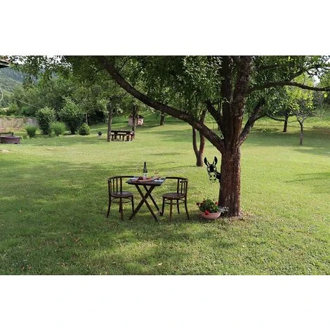 Ornements De Jardin D'Âne En Métal Pour Clôtures Décorations En Plein Air Maison Âne Animaux Jardin Décor Sculptures Rouillé Fonte Silhouettes Arbre Cour Mur Art Cadeau DonkeyC – Image 5