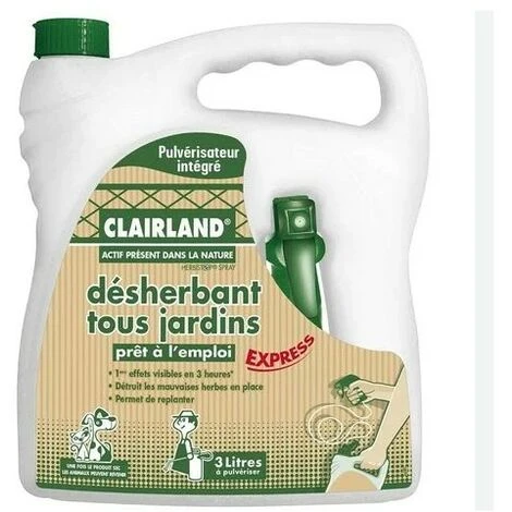DĂSHERBANT TOUS JARDINS PAE 3L AVEC PULVERISATEUR INTEGRER - CLAIRLAND