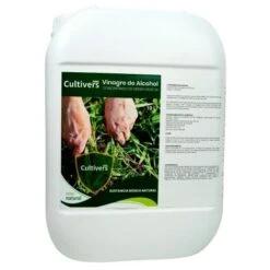 CULTIVERS Vinaigre Alcoolique 10 L. Herbicide 100% Naturel. Éliminez Les Mauvaises Herbes. Nettoyant Pour Système D'irrigation. Fongicide Et Bactéricide Régulateur De PH Naturel