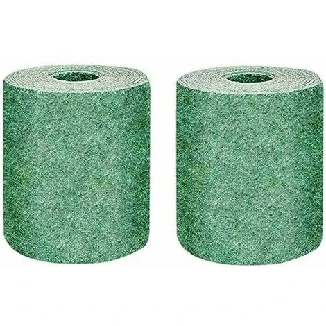 2 Pack Rouleau De Tapis De Semences De Gazon, Tapis De Culture D'herbe Biodégradable , Tapis De Semences De Gazon Engrais Jardin Pique-nique Jardinage Tapis De Plantation De Pelouse 20 × 100