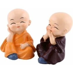 Statue Bouddha Petite Voiture De Bouddha Statuette Bouddhiste 4 Moines Bouddhistes En Résine Statue De Bouddha Moine Bouddhiste Décoration De La Maison