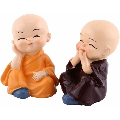 Statue Bouddha Petite Voiture De Bouddha Statuette Bouddhiste 4 Moines Bouddhistes En Résine Statue De Bouddha Moine Bouddhiste Décoration De La Maison